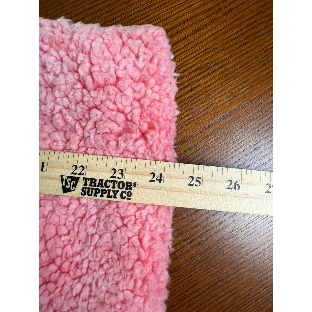 Simply Southern Fleece Teddy Vest Pink Small Warm Soft Sleeveless Jacket Cuddly - Picture 8 of 8